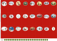 Load image into Gallery viewer, 2 in 1 Advent Calendar Sewing Project - per bolt of 10,70 M = 10 Coupons of 107 CM