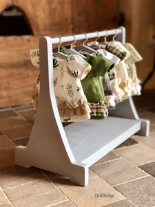 Clothes rack for doll clothes