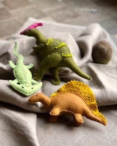 PDF Pattern -  Parasaurolophus from felt