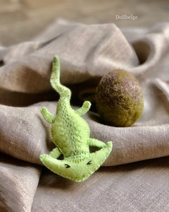 PDF Pattern -  Diplocaulus from felt