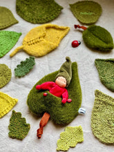 Load image into Gallery viewer, Tiny Gnome in Leaf Cosy
