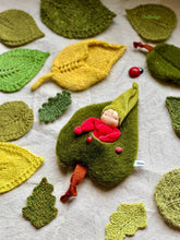 Load image into Gallery viewer, Tiny Gnome in Leaf Cosy
