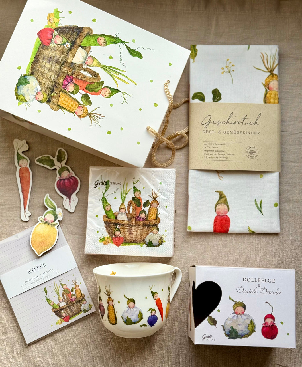 Graetz Fruits and Veggies Collection Set 
