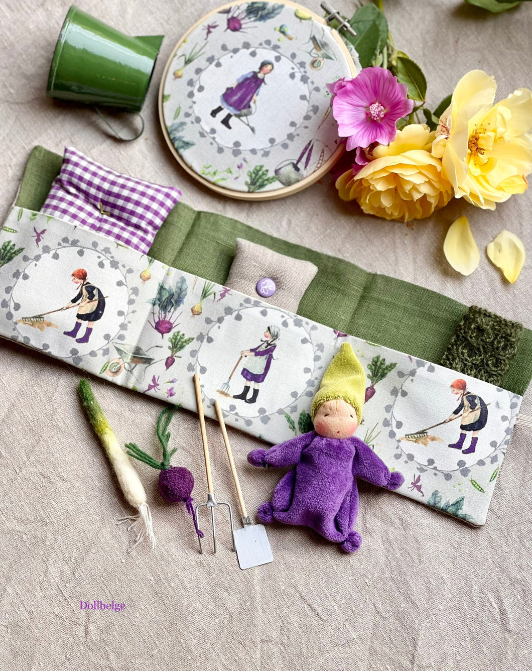 Tiny Gnome in Travel Case - Secret Garden