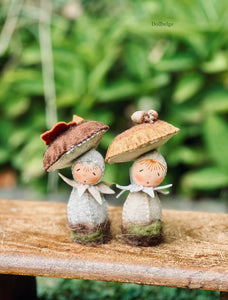 PDF Dollmaking Tutorial with Pattern - Mushroom Children