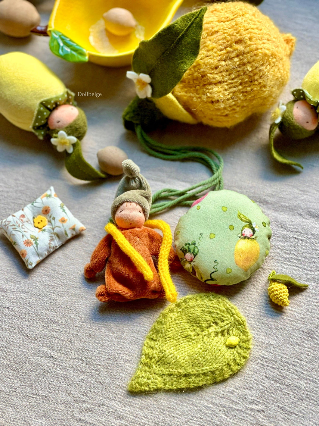 Gnome in Lemon Bag