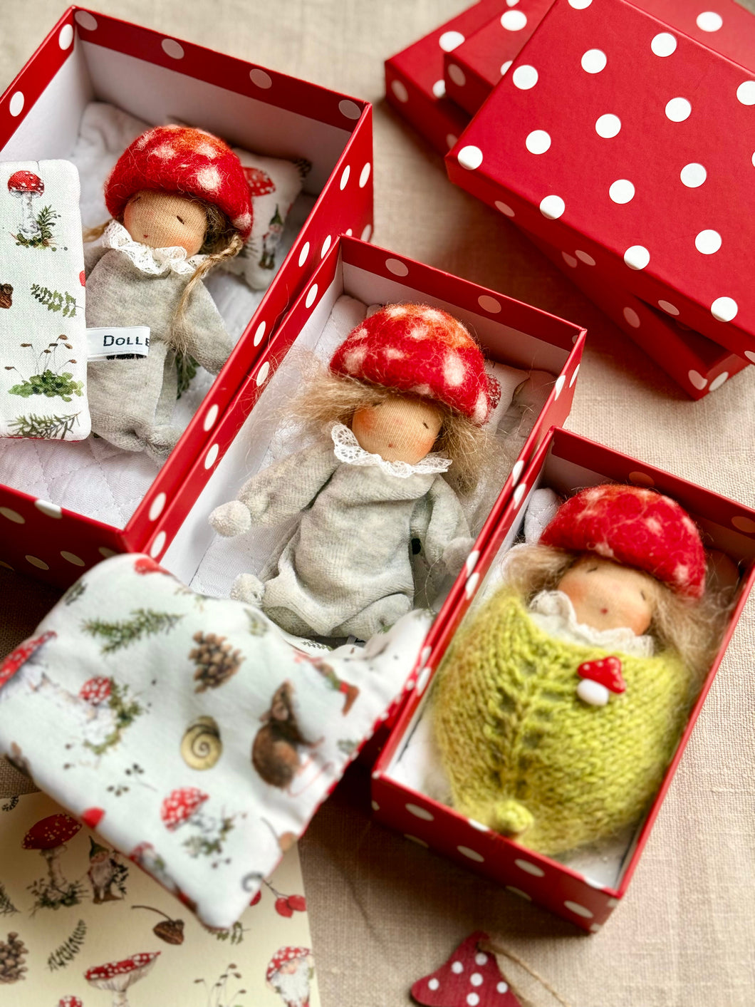 Mushroom Family of 3 - Limited Edition
