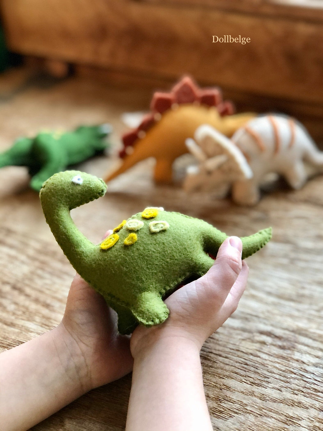 PDF Pattern - Brontosaurus from felt