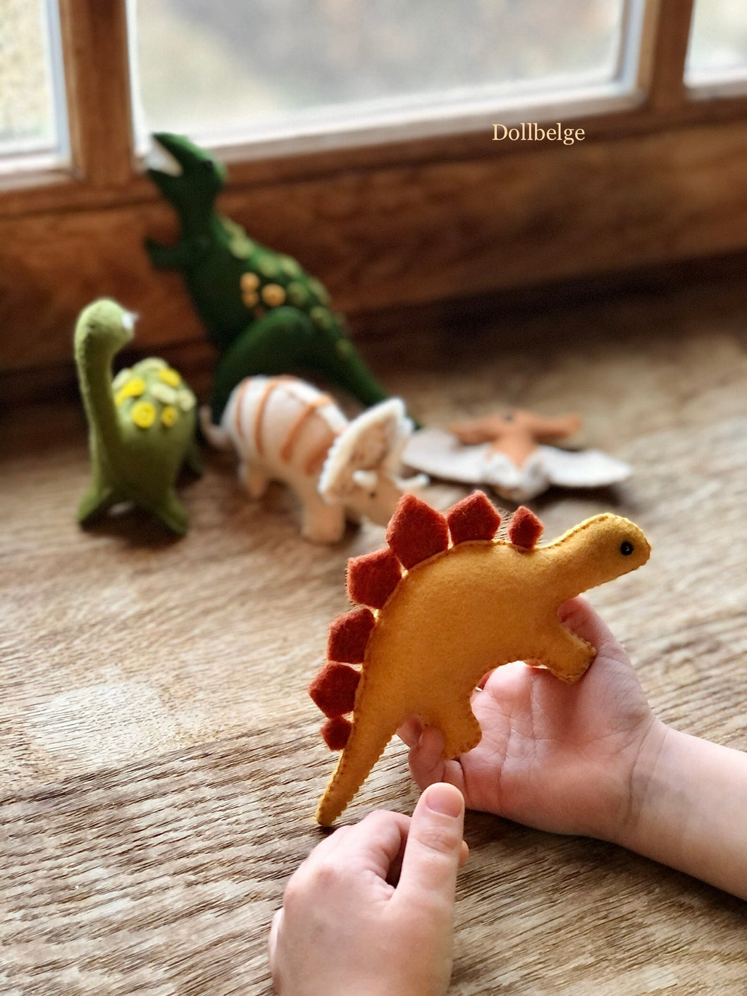 PDF Pattern - Stegosaurus from felt