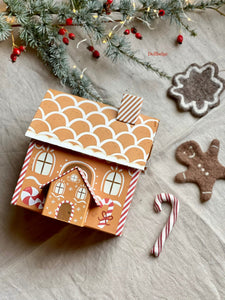 Gnome in Gingerbread House